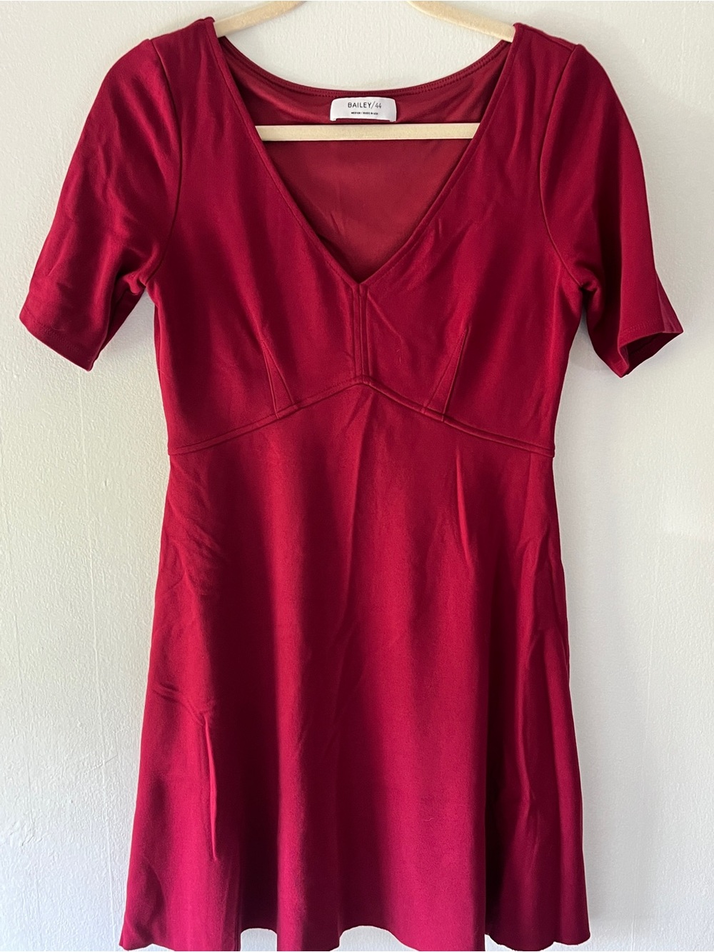 Bailey 44 Red V-Neck Dress